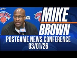 Mike Brown on Knicks' stellar defense in 114-89 victory over the Spurs on Sunday at MSG