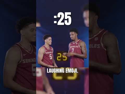 Beat the Buzzer with Florida State's Kobe Magee and Chauncey Wiggins 🔥🏀 #floridastate #basketball