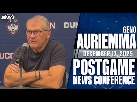 Geno Auriemma talks about UConn's latest victory, a 89-53 win over Marquette