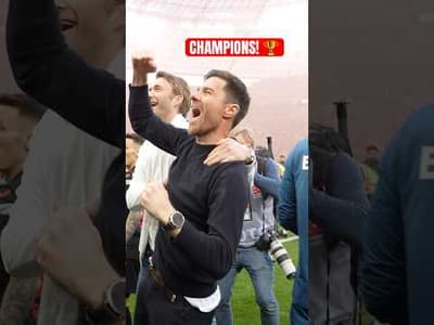 Xabi Alonso becoming German Champion! 🖤❤️