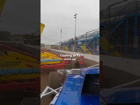 ⁠@Arthur_Frederick took the brunt of that one 😬 @ZacAlsop  #f1 #stockcarracing