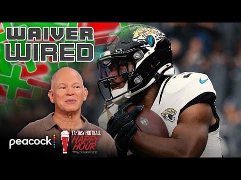 Bhayshul Tuten, Sean Tucker among top fantasy waiver adds | Fantasy Football Happy Hour | NFL on NBC