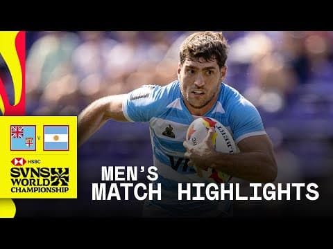 HEAVYWEIGHT CLASH for third 🥉 | Fiji v Argentina | HSBC SVNS Valladolid 2026 | Match Highlights
