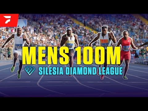 SPRINT SUPERSTARS COLLIDE IN MEN'S 100M! | 2025 Silesia Diamond League
