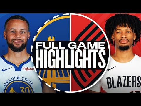 WARRIORS at TRAIL BLAZERS | FULL GAME HIGHLIGHTS | October 14, 2025