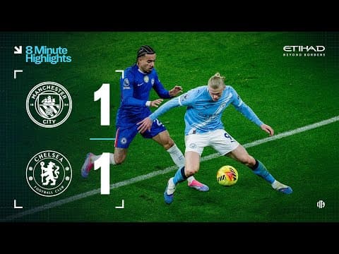 EXTENDED HIGHLIGHTS | Man City 1-1 Chelsea | Late disappointment at the Etihad!