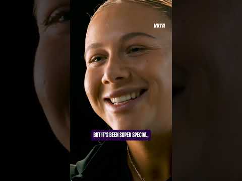 The comeback is all part of the journey for Amanda Anisimova 🫶 #WTA #AmandaAnisimova