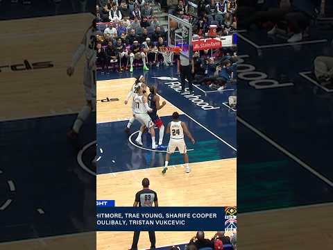 INSANE bucket from Alex Sarr 😳😂