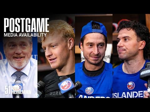 New York Islanders Postgame Availability | NYI vs DET (10/23/25)