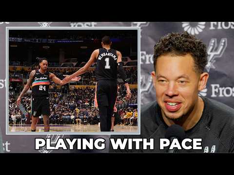 Mitch Johnson on Spurs Offense Picking Up with Pace