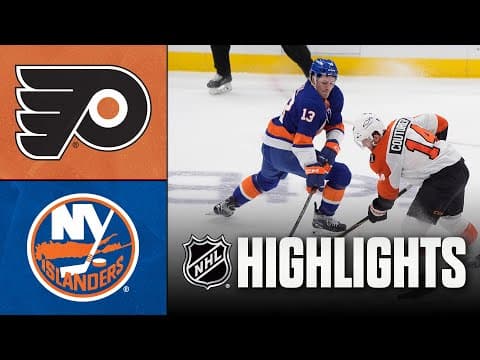Flyers vs. Islanders | NHL Highlights | November 28, 2025