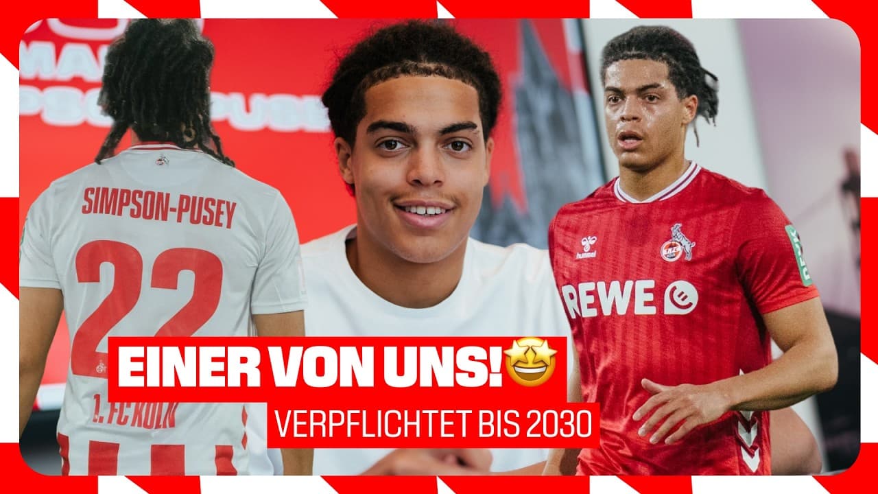 Manchester City-Talent BLEIBT! 🤩 | Simpson-Pusey im Interview | 1. FC Köln