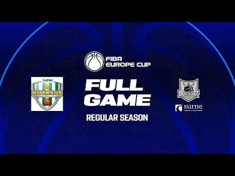 LIVE - BC Kutaisi 2010 v Surne Bilbao Basket | FIBA Europe Cup 2025-26 | Regular Season