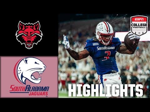 Arkansas State Red Wolves vs. South Alabama Jaguars | Full Game Highlights | ESPN College Football