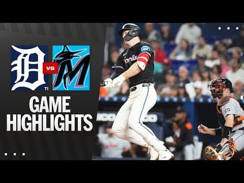 Tigers vs. Marlins Game Highlights (9/12/25) | MLB Highlights