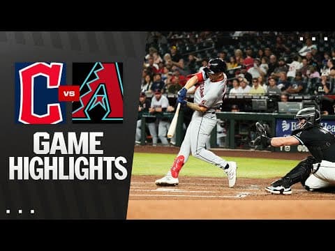 Guardians vs. D-backs Game Highlights (8/18/25) | MLB Highlights
