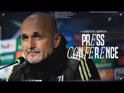 Spalletti’s PRESS CONFERENCE Ahead of Juventus-Benfica 🎙️ | CHAMPIONS LEAGUE