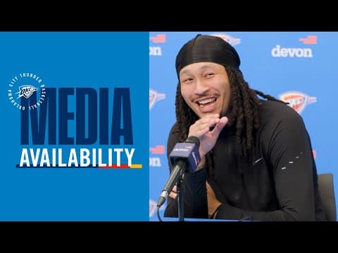 Jaylin Williams on OKC’s offensive efforts | Postgame Media | January 13, 2026