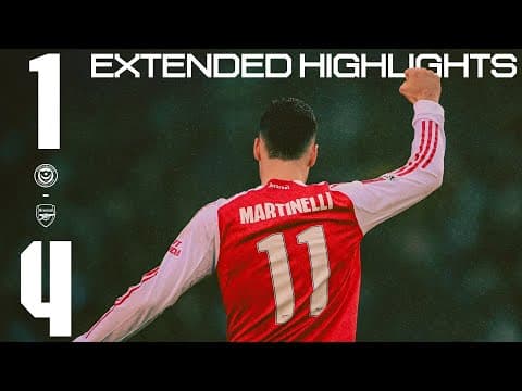 GUNNERS CRUISE INTO FOURTH ROUND 🚢 | EXTENDED HIGHLIGHTS | Portsmouth v Arsenal (1-4) | FA Cup