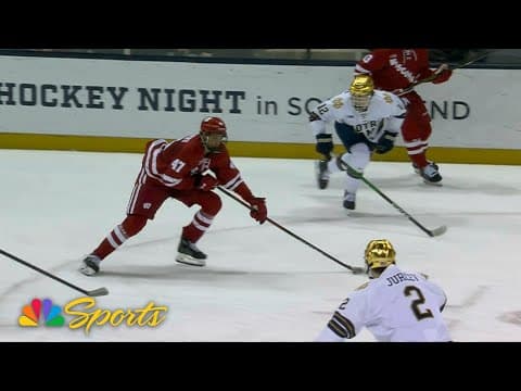 No. 2 Wisconsin vs. Notre Dame | COLLEGE HOCKEY HIGHLIGHTS | 12/5/25 | NBC Sports