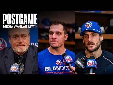 New York Islanders Postgame Availability | NYI vs WSH (11/30/25)