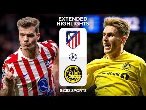 Atlético Madrid vs. Bodø/Glimt: Extended Highlights | UCL League Phase MD 8 | CBS Sports Golazo