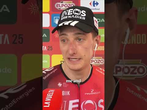 “I’d do anything to race these races!” 🥹 Ben Turner on his dramatic win on Stage 4 of La Vuelta.