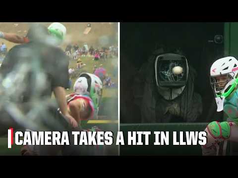 Camera gets SHATTERED in Connecticut vs. Nevada 😅 | Little League World Series