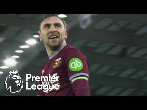 Jarrod Bowen powers West Ham ahead of Brighton | Premier League | NBC Sports