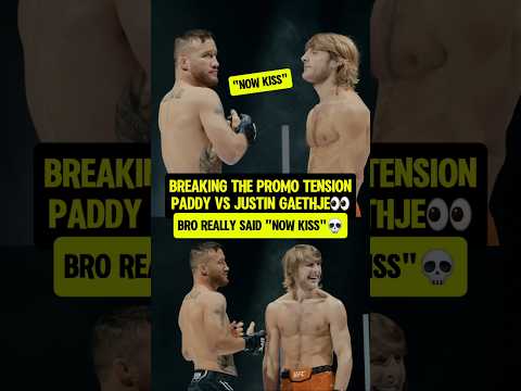 Bro told Paddy & Justin Gathje to KISS😭