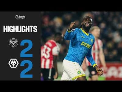 Two goal comeback earns a point! | Brentford 2-2 Wolves | Highlights
