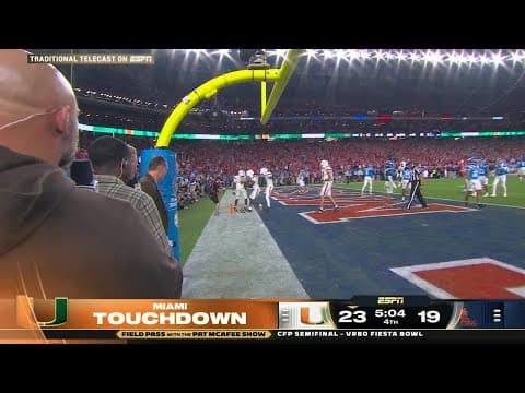 Malachi Toney storms into end zone for TD in 4th quarter | Field Pass with The Pat McAfee Show