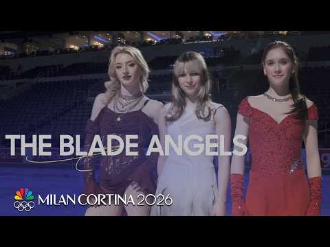 Taylor Swift introduces you to Team USA's 'Blade Angels' Amber, Alysa, and Isabeau | NBC Sports