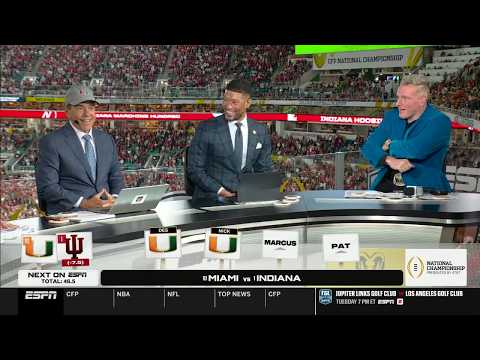 College GameDay’s picks for Miami vs. Indiana in the CFP National Championship