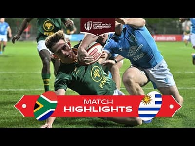 BABY BOKS SHOW 🔥 | South Africa v Uruguay  | World Rugby Junior Championship 2026 | Match Highlights