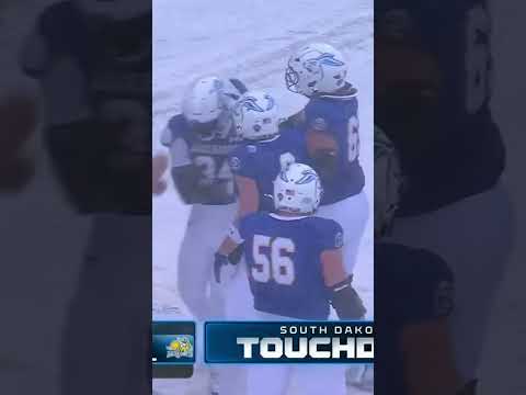 A snow day win for South Dakota State in FCS playoffs ❄️ #shorts