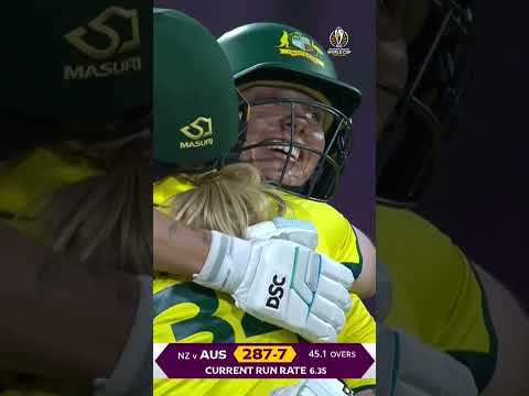 A 💯 to remember for Ash Gardner 🤩 #CWC25