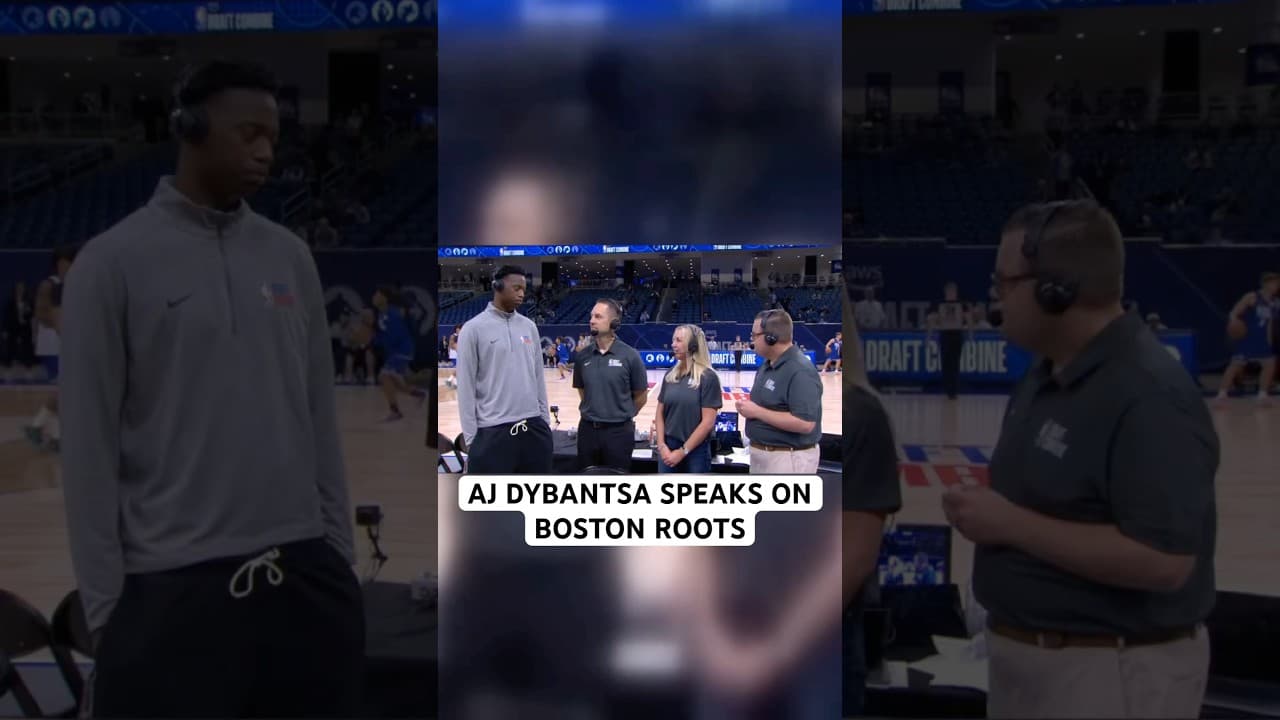 AJ Dybantsa talks Boston up bringing!