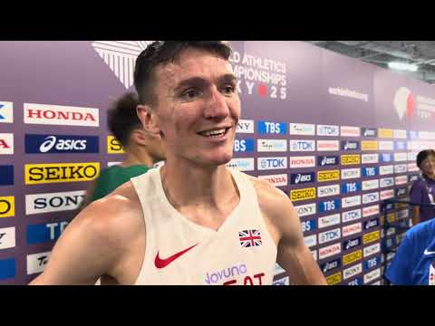 Jake Wightman grateful to be back at World Championships after missing 2023 and 2024