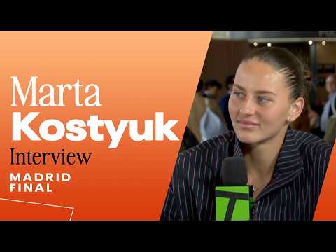 Marta Kostyuk on the mysterious the Jack of Diamonds card 🤭 | 2026 Madrid