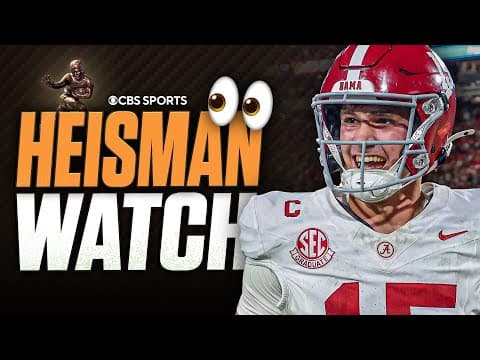 WHO is on Heisman Watch Heading Into College Football Week 8 👀 | Ty Simpson, Fernando Mendoza & More