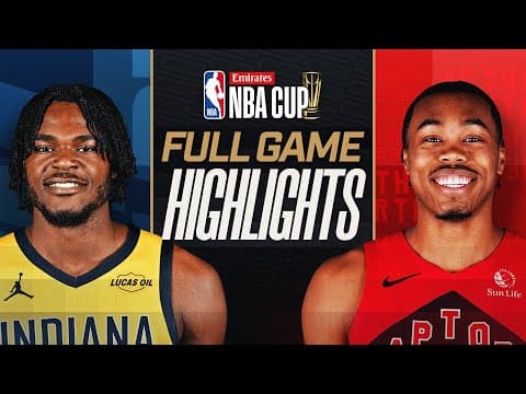 PACERS at RAPTORS | EMIRATES NBA CUP 🏆 | FULL GAME HIGHLIGHTS | November 26, 2025