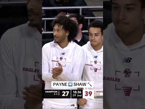 Perfect execution on the lob from distance 😮‍💨 #BostonCollege #CollegeBasketball #ACCBasketball