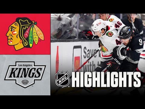 Blackhawks vs. Kings | NHL Highlights | December 06, 2025