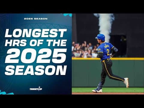 Watch ‘Em Fly: The Seattle Mariners Longest Home Runs of the 2025 Season