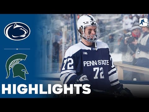 Penn State vs Michigan State | What a Game | NCAA College Hockey | Highlights - January 31, 2026