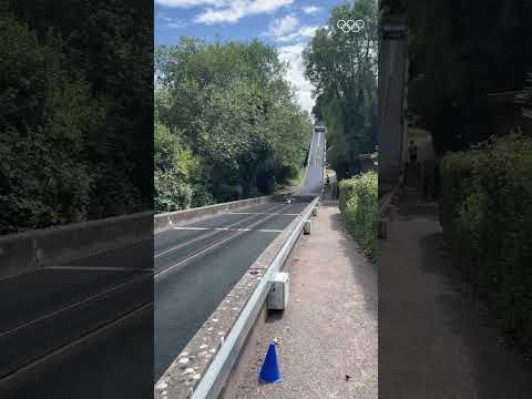 Summer training with winter vibes in mind. 🛷🫶