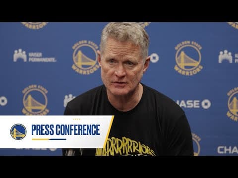 Steve Kerr Recaps Warriors Loss to Timberwolves | Jan. 26, 2026