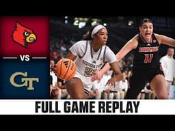 Louisville vs. Georgia Tech Full Game Replay | 2025-26 ACC Women's Basketball