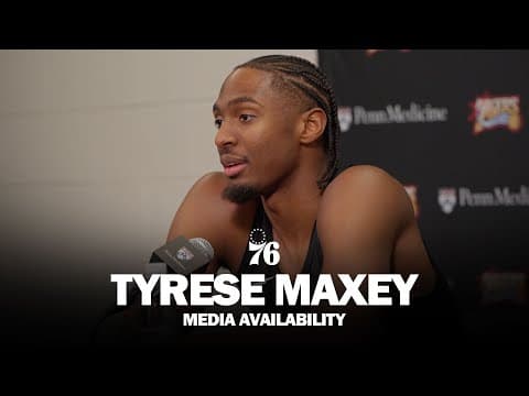 Philadelphia 76ers Postgame Media Availability 🎙️ | Tyrese Maxey | 11.09.25